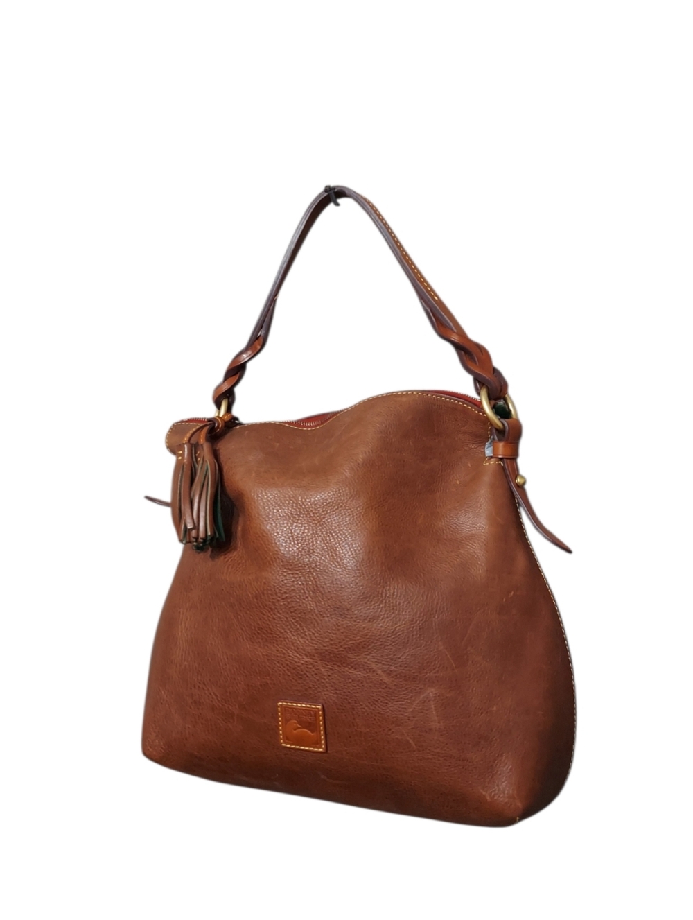 Dooney & Bourke Florentine Twist Strap Zip Hobo Bag - Picture 3 of 16
